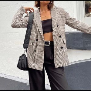 Princess Polly Plaid Blazer